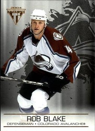 #28 Rob Blake - Colorado Avalanche - 2003-04 Pacific Private Stock Titanium Hockey