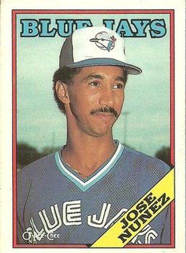 #28 Jose Nunez - Toronto Blue Jays - 1988 O-Pee-Chee Baseball