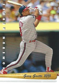 #HR28 Gary Gaetti - California Angels - 1993 Upper Deck Baseball - Home Run Heroes