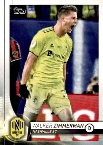 #28 Walker Zimmerman - Nashville SC - 2020 Topps MLS Soccer