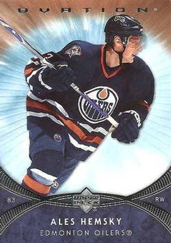 #28 Ales Hemsky - Ales Hemsky - 2007-08 Upper Deck Ovation Hockey