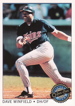 #28 Dave Winfield - Minnesota Twins - 1993 O-Pee-Chee Premier Baseball