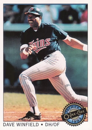 #28 Dave Winfield - Minnesota Twins - 1993 O-Pee-Chee Premier Baseball