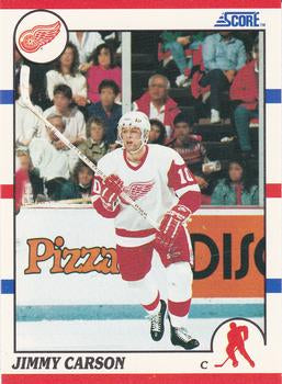 #28 Jimmy Carson - Detroit Red Wings - 1990-91 Score Hottest and Rising Stars Hockey