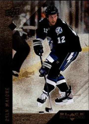 #28 Ryan Malone - Tampa Bay Lightning - 2009-10 Upper Deck Black Diamond Hockey