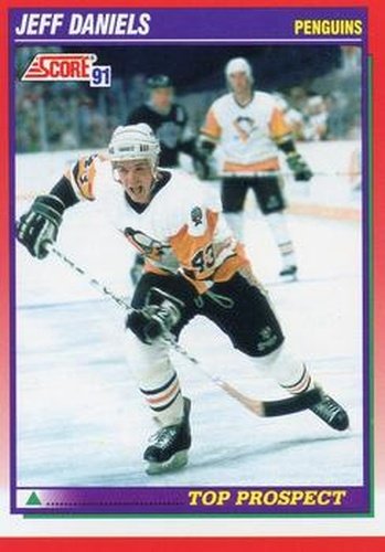 #290 Jeff Daniels - Pittsburgh Penguins - 1991-92 Score Canadian Hockey