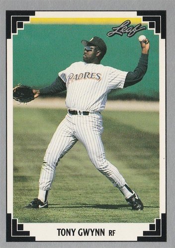 #290 Tony Gwynn - San Diego Padres - 1991 Leaf Baseball
