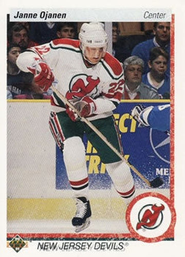 #290 Janne Ojanen - New Jersey Devils - 1990-91 Upper Deck Hockey