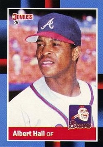 #290 Albert Hall - Atlanta Braves - 1988 Donruss Baseball