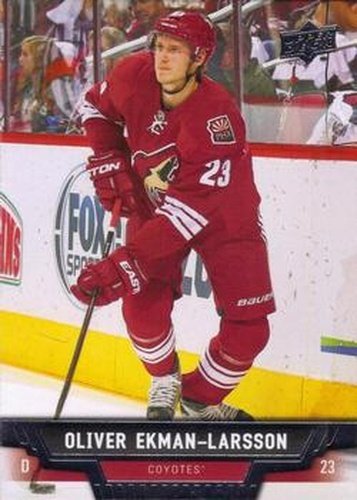 #290 Oliver Ekman-Larsson - Phoenix Coyotes - 2013-14 Upper Deck Hockey