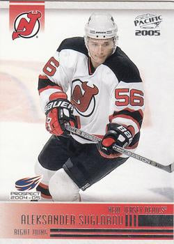 #290 Aleksander Suglobov - New Jersey Devils - 2004-05 Pacific Hockey