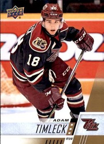 #290 Adam Timleck - Peterborough Petes - 2017-18 Upper Deck CHL Hockey