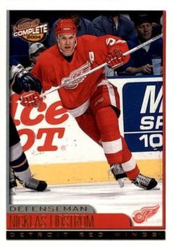 #290 Nicklas Lidstrom - Detroit Red Wings - 2003-04 Pacific Complete Hockey