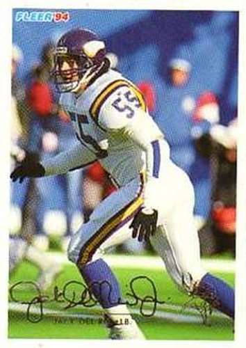 #290 Jack Del Rio - Minnesota Vikings - 1994 Fleer Football