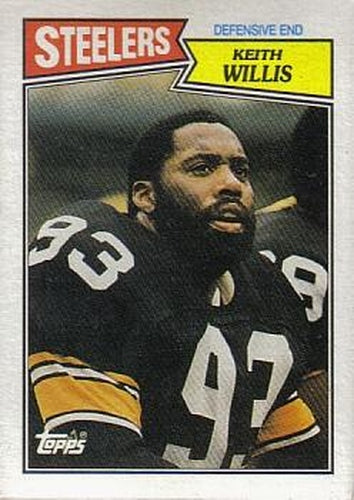 #290 Keith Willis - Pittsburgh Steelers - 1987 Topps Football