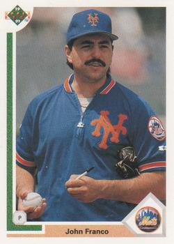 #290 John Franco - New York Mets - 1991 Upper Deck Baseball
