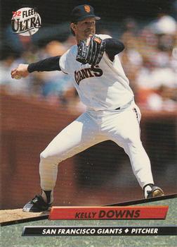 #290 Kelly Downs - San Francisco Giants - 1992 Ultra Baseball