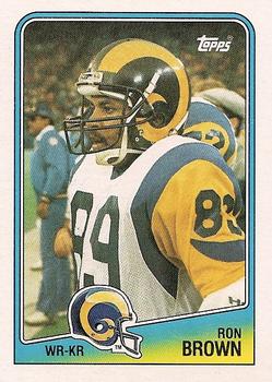 #290 Ron Brown - Los Angeles Rams - 1988 Topps Football