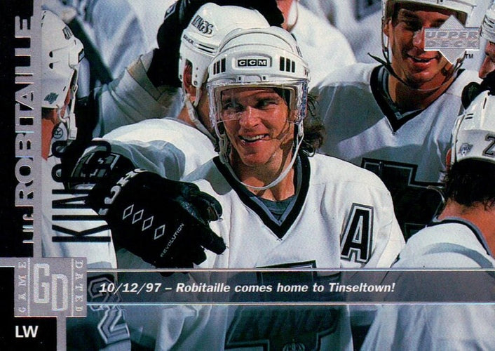 #290 Luc Robitaille - Los Angeles Kings - 1997-98 Upper Deck Hockey