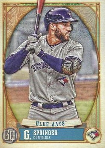 #290 George Springer - Toronto Blue Jays - 2021 Topps Gypsy Queen Baseball