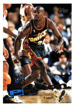 #290 Gary Payton - Seattle SuperSonics - 1995-96 Topps Basketball