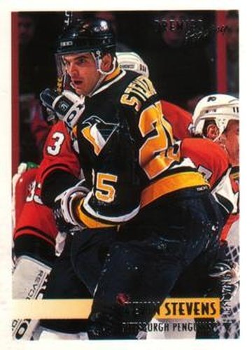 #290 Kevin Stevens - Pittsburgh Penguins - 1994-95 O-Pee-Chee Premier Hockey