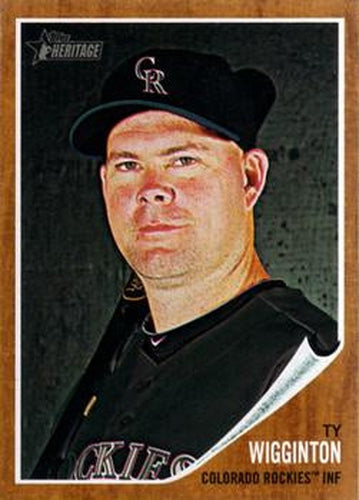 #290 Ty Wigginton - Colorado Rockies - 2011 Topps Heritage Baseball