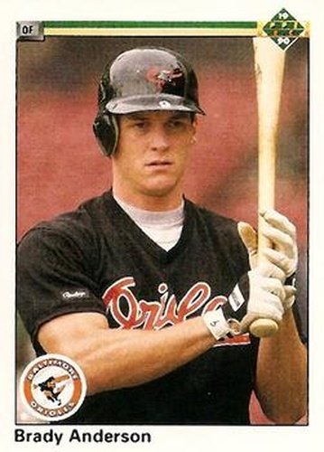 #290 Brady Anderson - Baltimore Orioles - 1990 Upper Deck Baseball