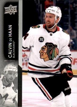 #290 Calvin de Haan - Chicago Blackhawks - 2021-22 Upper Deck Hockey