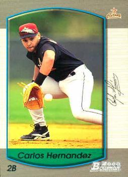 #290 Carlos Hernandez - Houston Astros - 2000 Bowman Baseball