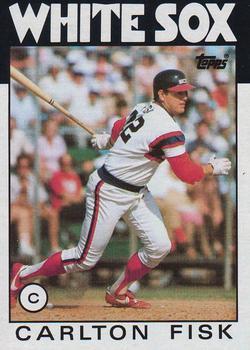 #290 Carlton Fisk - Chicago White Sox - 1986 Topps Baseball