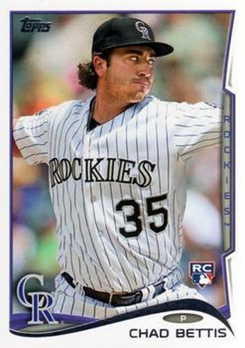 #290 Chad Bettis - Colorado Rockies - 2014 Topps Baseball