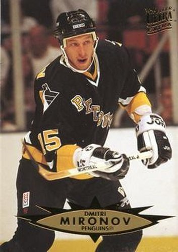 #290 Dmitri Mironov - Pittsburgh Penguins - 1995-96 Ultra Hockey