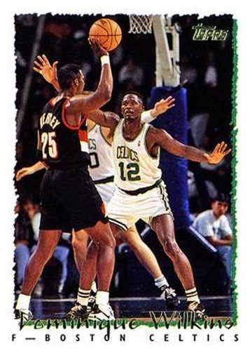 #290 Dominique Wilkins - Boston Celtics - 1994-95 Topps Basketball
