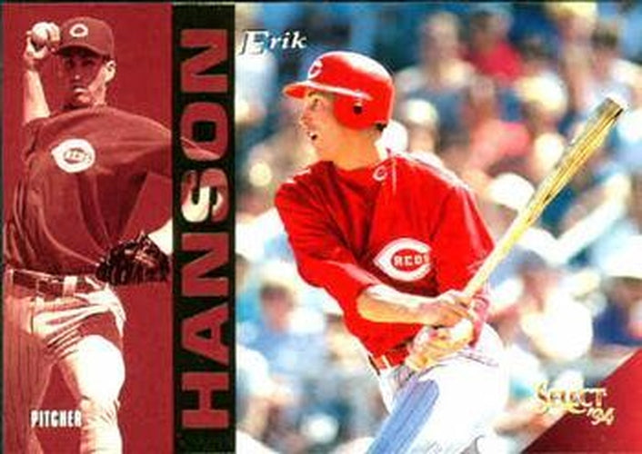 #290 Erik Hanson - Cincinnati Reds - 1994 Select Baseball