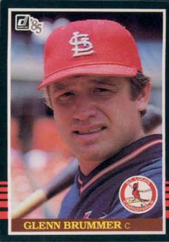#290 Glenn Brummer - St. Louis Cardinals - 1985 Donruss Baseball