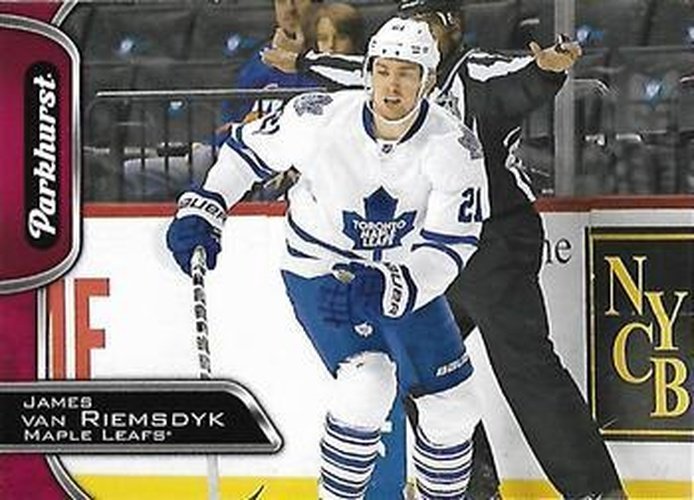 #290 James van Riemsdyk - Toronto Maple Leafs - 2016-17 Parkhurst - Red Hockey