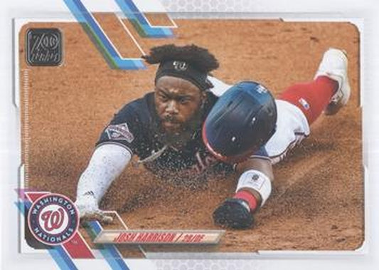 #290 Josh Harrison - Washington Nationals - 2021 Topps Baseball