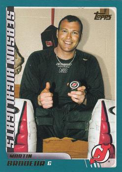 #290 Martin Brodeur - New Jersey Devils - 2003-04 Topps Hockey