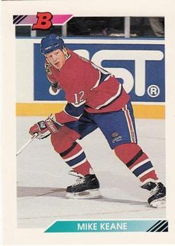 #290 Mike Keane - Montreal Canadiens - 1992-93 Bowman Hockey