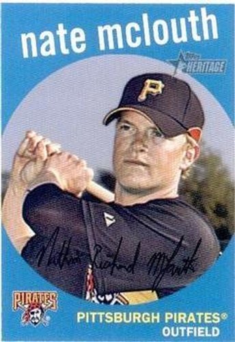 #290 Nate McLouth - Pittsburgh Pirates - 2008 Topps Heritage Baseball
