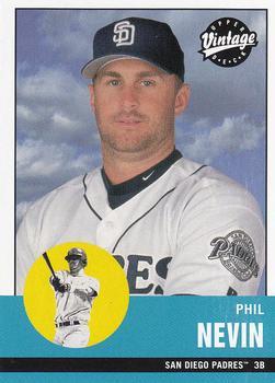 #290 Phil Nevin - San Diego Padres - 2001 Upper Deck Vintage Baseball