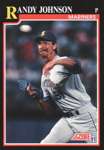 #290 Randy Johnson - Seattle Mariners - 1991 Score Baseball