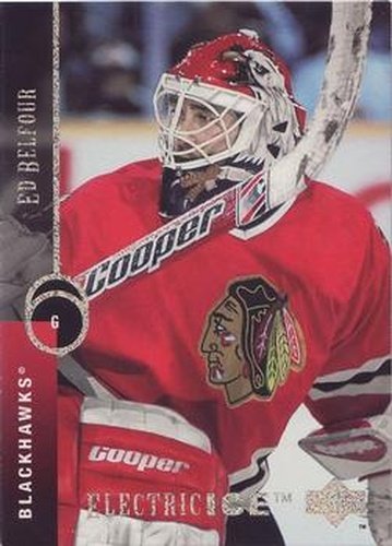 #290 Ed Belfour - Chicago Blackhawks - 1994-95 Upper Deck Hockey - Electric Ice