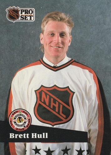 #290 Brett Hull - 1991-92 Pro Set Hockey