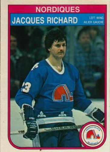 #290 Jacques Richard - Quebec Nordiques - 1982-83 O-Pee-Chee Hockey