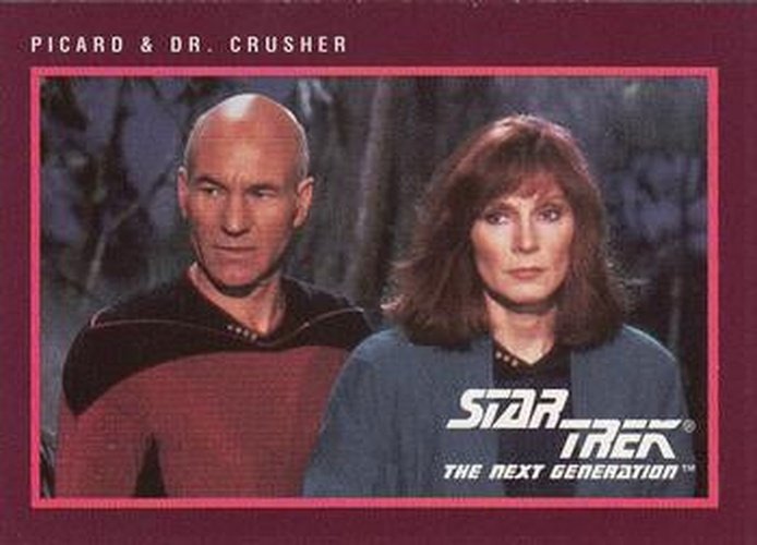 #290 Picard & Dr. Crusher - 1991 Impel Star Trek 25th Anniversary