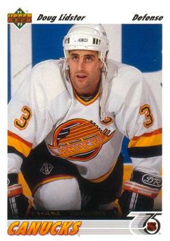 #290 Doug Lidster - Vancouver Canucks - 1991-92 Upper Deck Hockey