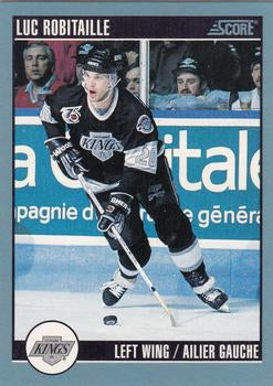 #290 Luc Robitaille - Los Angeles Kings - 1992-93 Score Canadian Hockey