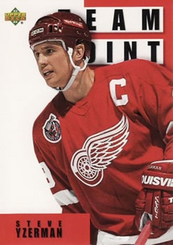 #290 Steve Yzerman - Detroit Red Wings - 1993-94 Upper Deck Hockey